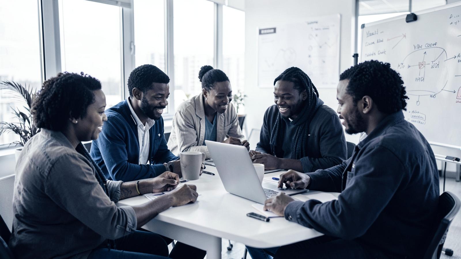 The Zebnex team collaborating